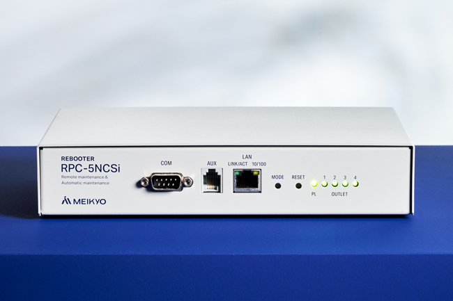 ネットワークの遠隔電源制御の製品紹介（新シリーズ REBOOTER）REBOOTER RPC-5NCSi｜明京電機